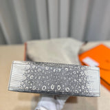 Side view of versatile structured handbag
