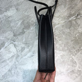 Polished Faux Leather Handbag - Sleek Minimalist Lines | Women's Statement Accessory #1062 - back view (image 4) of designer-inspired handbag
