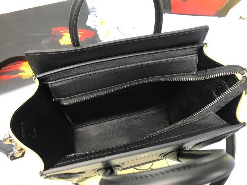 Top view of statement sleek women's handbag – women's designer-style accessory