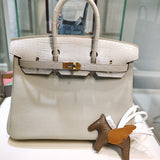 Close-up detail of elegant bag design