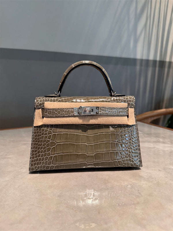 Timeless bag shown from front angle