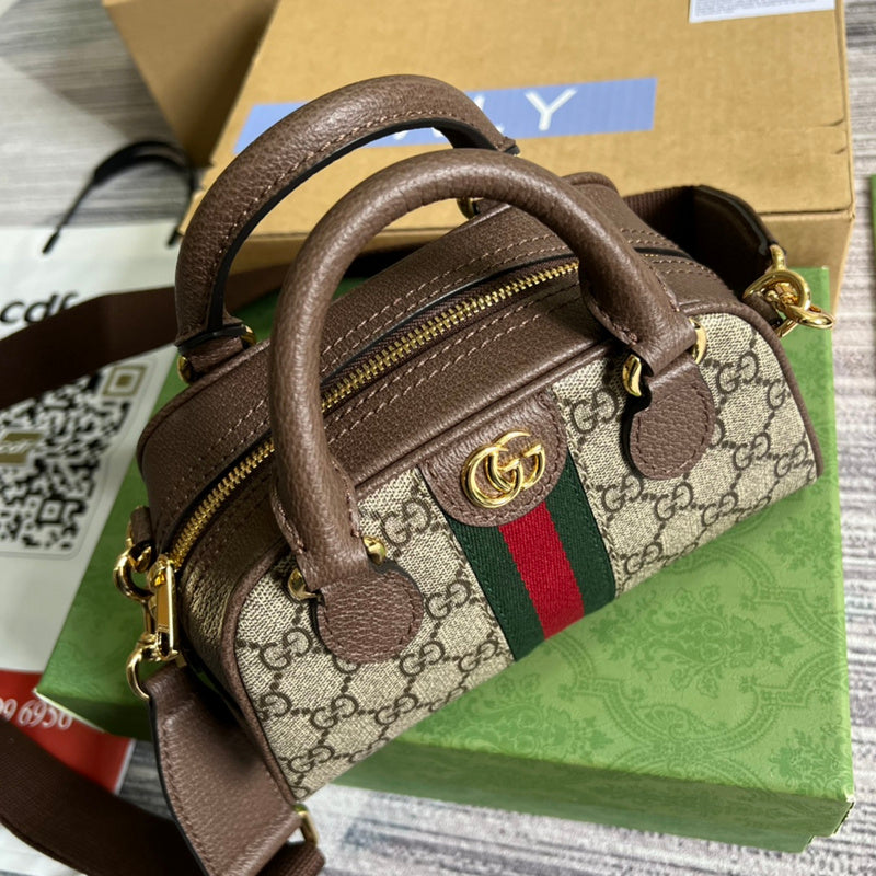 Close-up detail of streamlined bag design