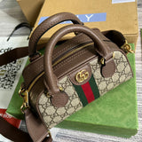 Close-up detail of streamlined bag design