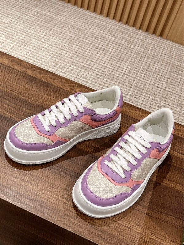 Gucci stone beige luxury sneakers view 9 classic court silhouette