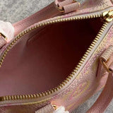 Top view of chic everyday-luxe women's handbag – women's luxury accessory