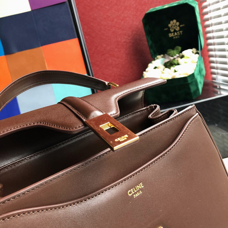 Front view of modern premium women's handbag – women's premium purse