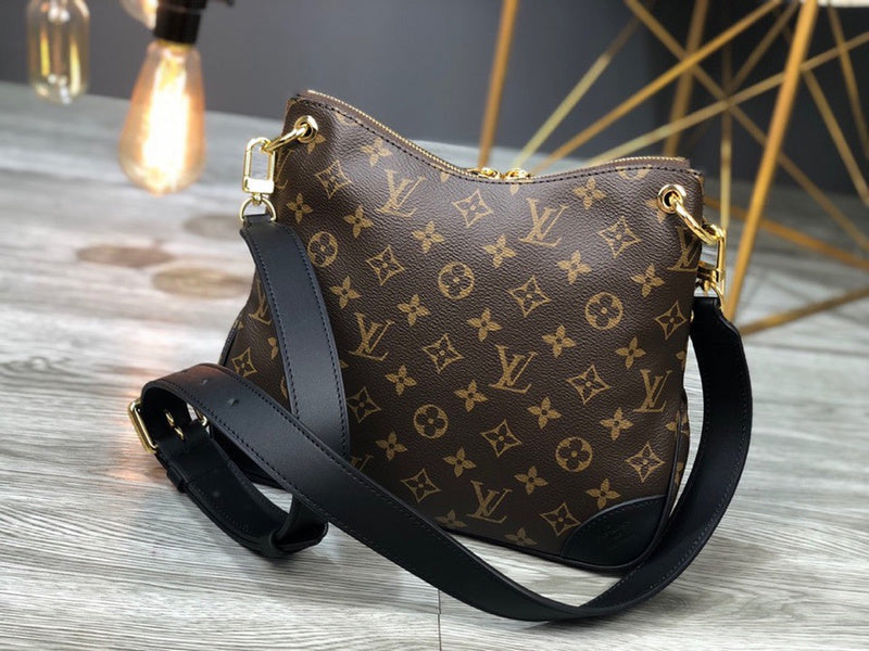 Close-up detail of polished structured women's handbag – women's luxury accessory