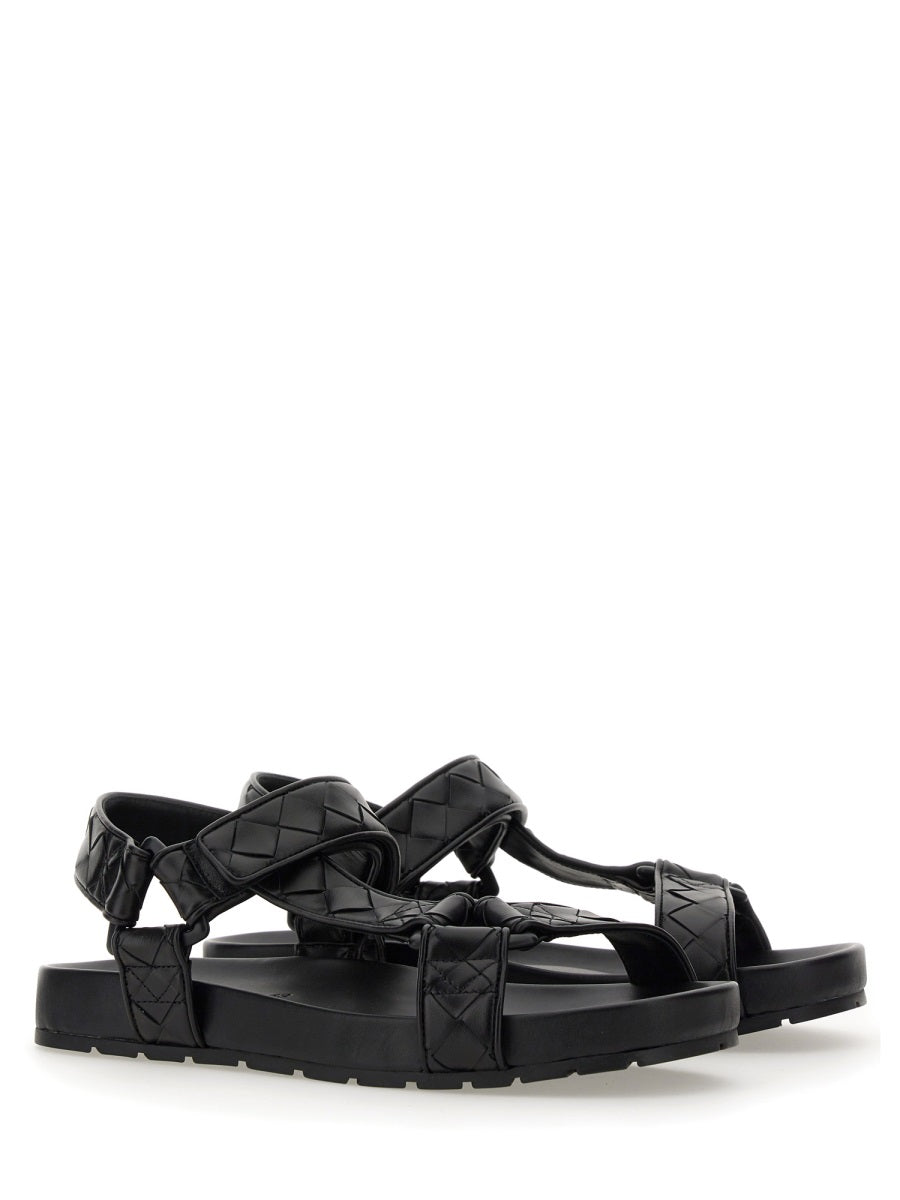 Bottega Veneta Shoes Bottega Veneta Men Leather Sandal Premium Designer Casual Shoes