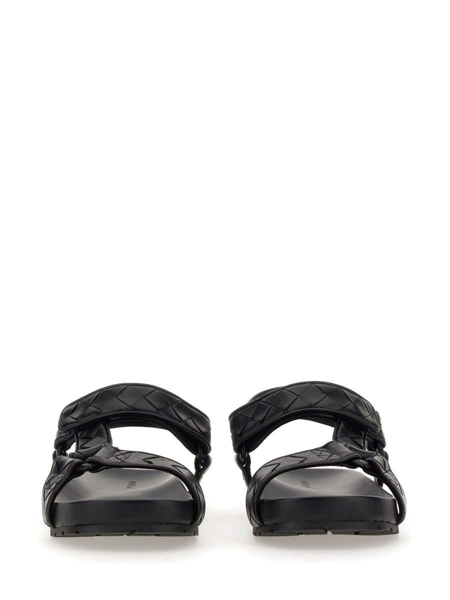 Bottega Veneta sandals side profile designer luxury fashion