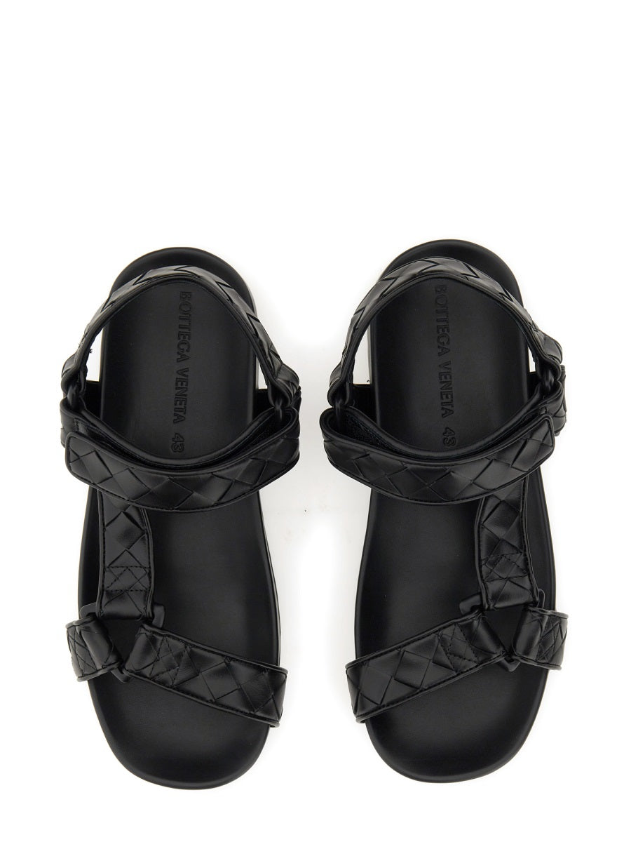 Bottega Veneta Shoes Bottega Veneta Men Leather Sandal Premium Designer Casual Shoes