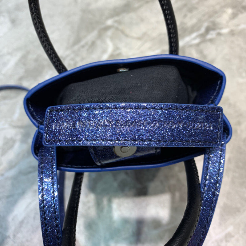 Classic Faux Leather Handbag - Polished Finish | Women's Everyday Carry Handbag #1060 - texture close-up (image 9) of designer-inspired handbag