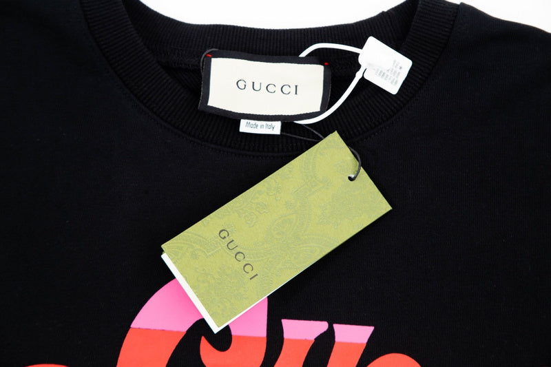 Full styled look of Gucci luxury clothing with relaxed-fit cut
