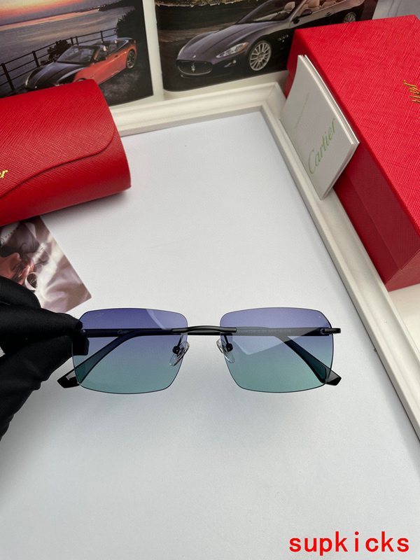 Full view of Cartier unisex sunglasses