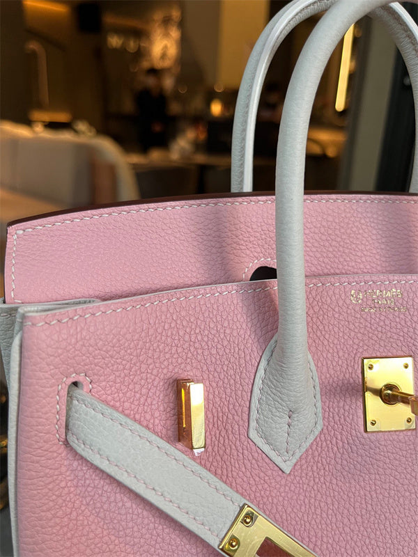 Close-up detail of polished bag design
