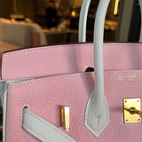 Close-up detail of polished bag design