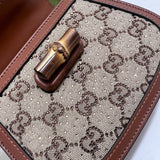 Back view of Gucci luxury Handbag with clean finishing