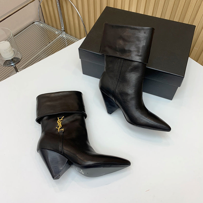 Saint Laurent designer shoes full view