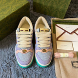 Gucci classic monochrome luxury sneakers view 9 heritage-inspired look