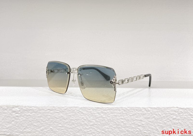 Angled view of Louis Vuitton unisex sunglasses