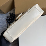 Back view of elevated signature women's handbag – women's designer-style accessory