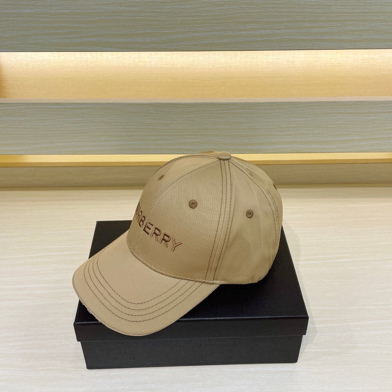 Front view of Burberry unisex cap