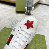 Gucci sneakers detailed view showing premium designer craftsmanship