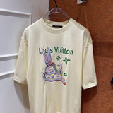 Front view of Louis Vuitton cotton t-shirt with relaxed-fit cut