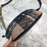 Polished Vegan Leather Handbag - Smooth Faux-Leather Exterior | Women's Luxury Handbag #730 - back view (image 4) of designer-inspired handbag