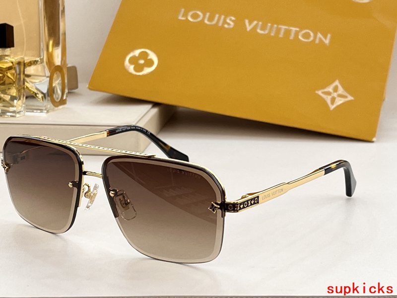 Front view of Louis Vuitton unisex sunglasses