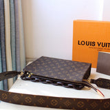 Close-up detail of chic premium women's handbag – women's luxury handbag