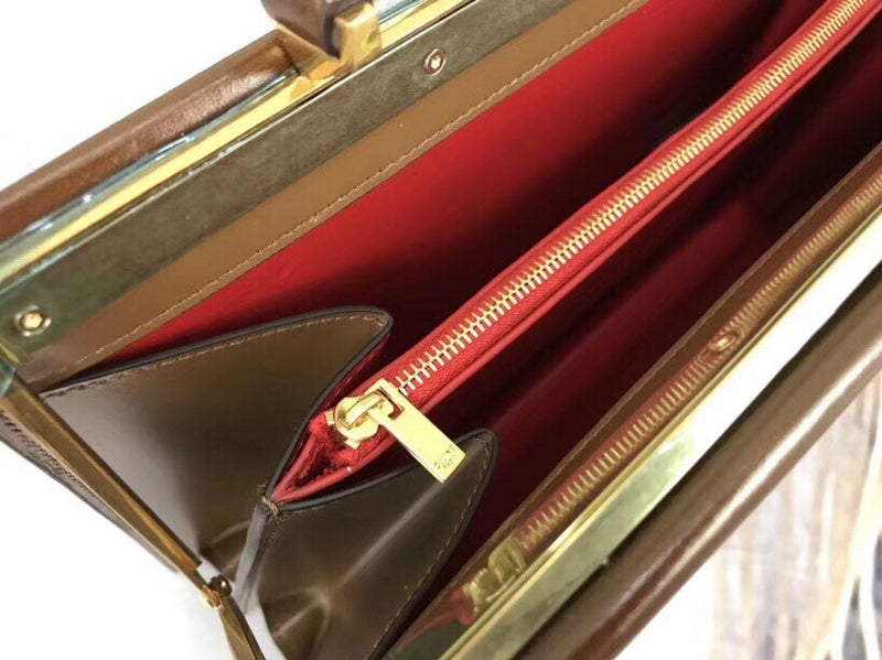 Front view of everyday-luxe statement women's handbag – women's luxury handbag