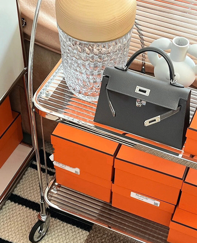Interior view of understated premium bag