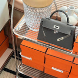 Interior view of understated premium bag