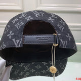 Close-up detail view of Louis Vuitton unisex cap