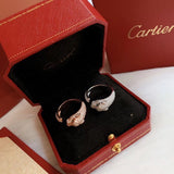 Close-up detail view of Cartier unisex jewelry piece