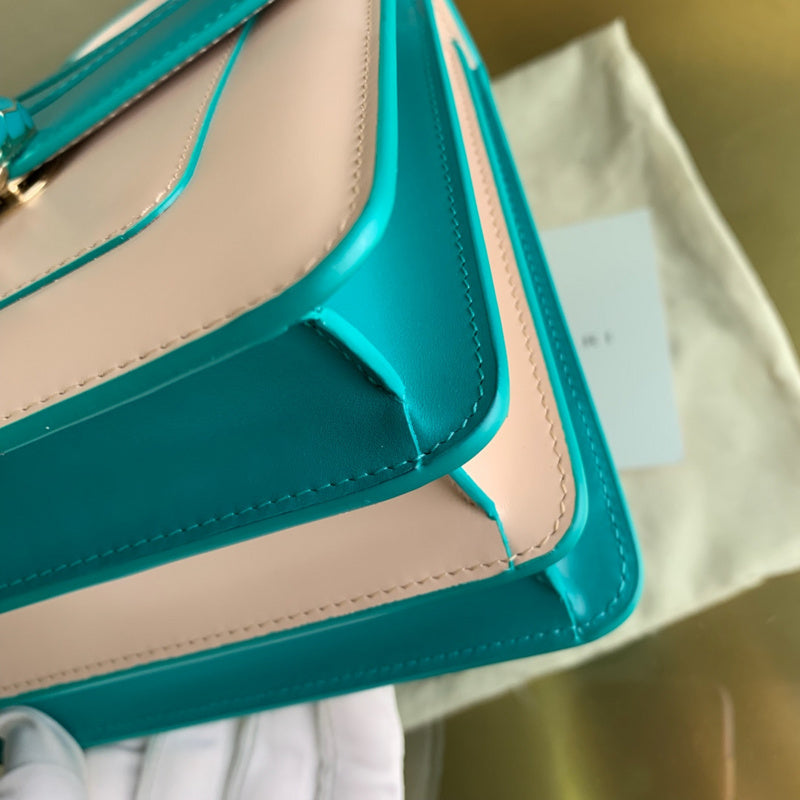 Bold Premium PU Leather Handbag - Versatile Everyday Design | Women's Statement Accessory #1723 - hardware and detail close-up (image 5) of designer-inspired handbag