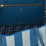 Close-up of Fendi totes hardware and fine stitching