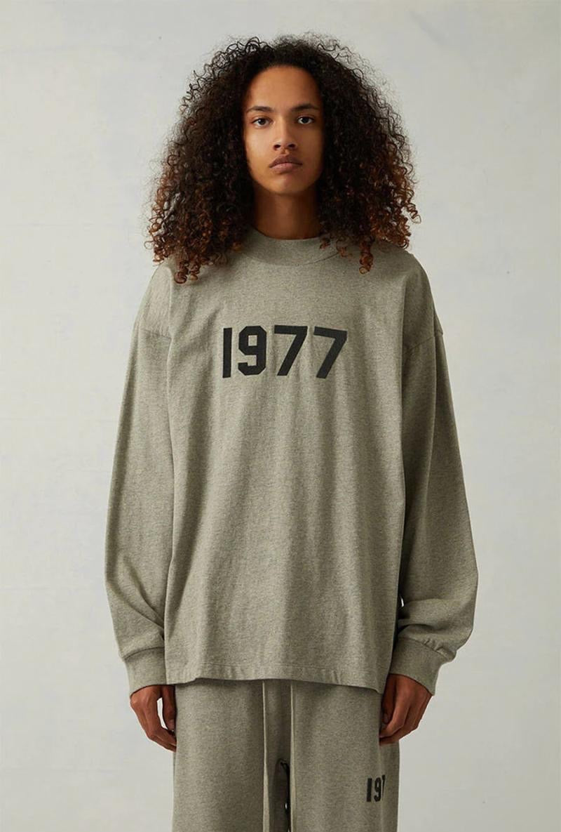Fear of God Essentials Long T-shirt – luxury designer t-shirt at Bellvora