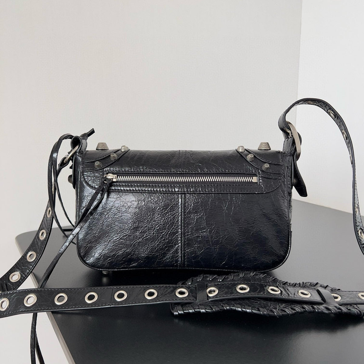 Front view of Balenciaga Le Cagole Mini Bag premium bag