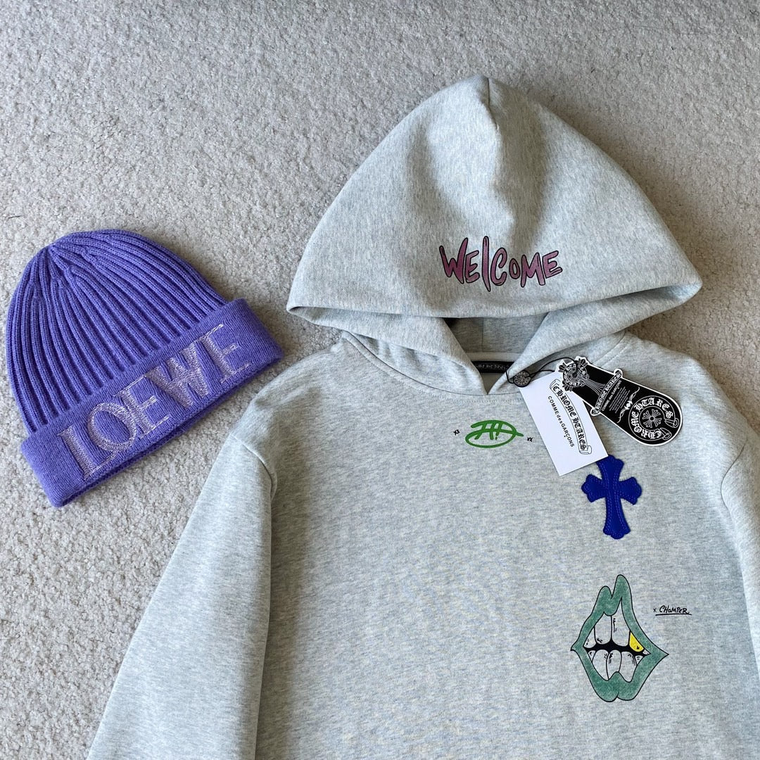 Front view of Chrome Hearts Hoodie premium hoodie