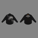Full styled look of Louis Vuitton luxury clothing with logo-detail design