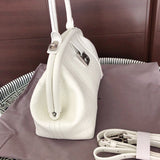 Styled lifestyle shot of elevated modern women's handbag – women's statement bag