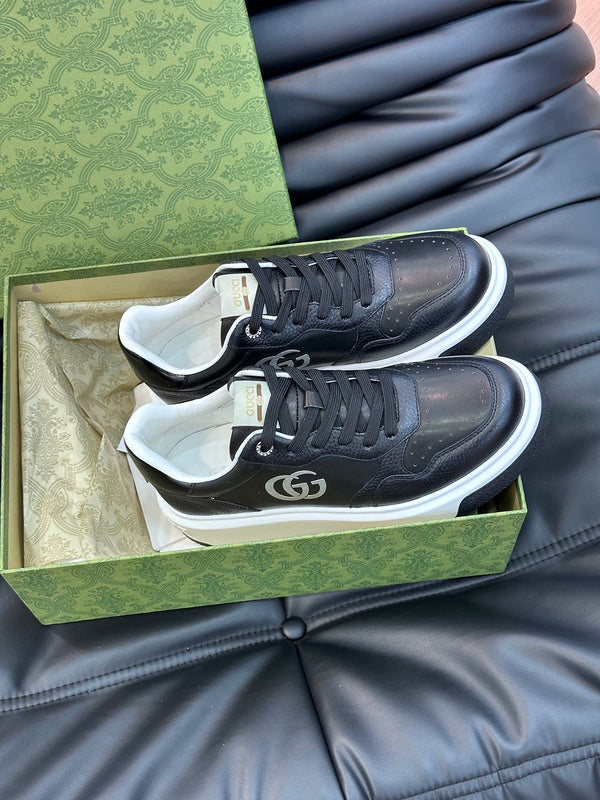 Gucci all-black luxury sneakers view 8 cushioned comfort fit