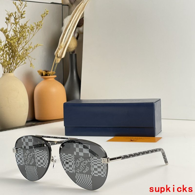 Lifestyle view of Louis Vuitton unisex sunglasses