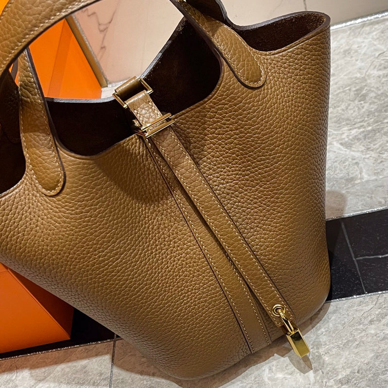 Streamlined bag shown from front angle