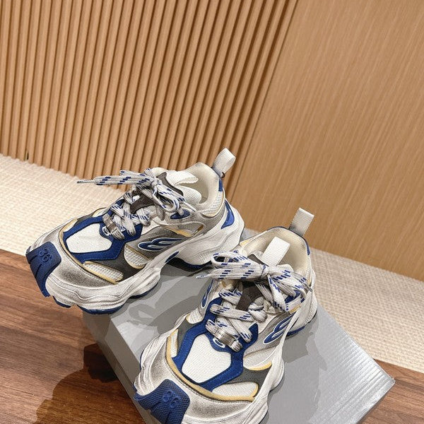 Balenciaga Camel Block Heel Pumps - Detail Shot of Craftsmanship