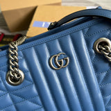 Back view of modern chic women's handbag – women's luxury accessory
