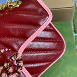 Back view of refined chic women's handbag – women's luxury accessory
