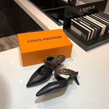 Louis Vuitton Camel Ankle Boots - Close-Up Texture View