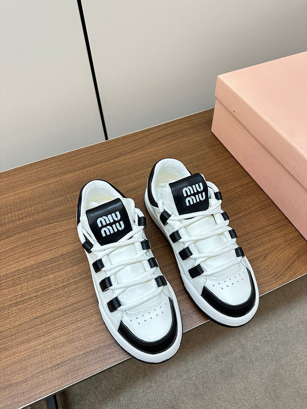 Miu Miu luxury shoes detail shot